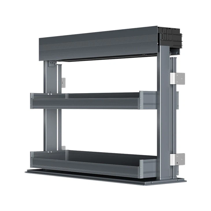 Kitchen metal electric lifting spice rack (8)